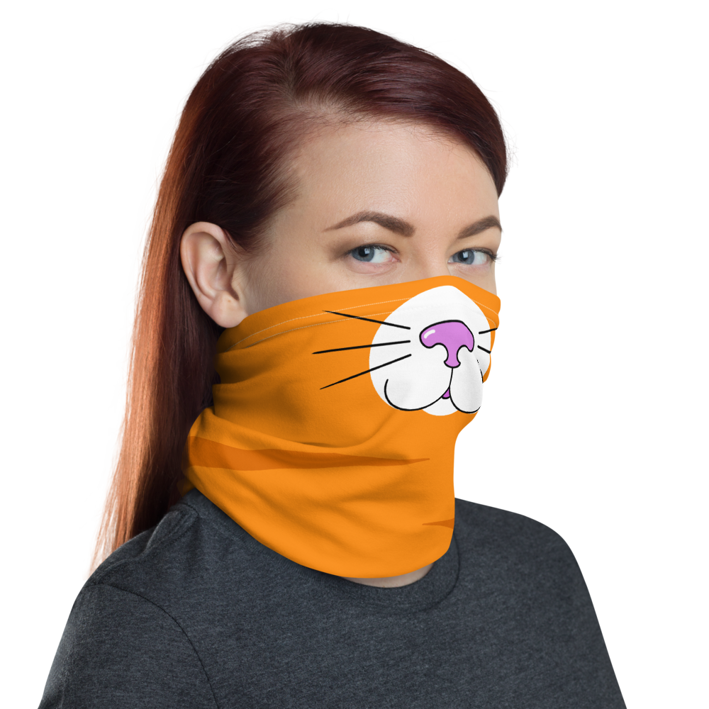 Orange Kitty Face Cover - Rhonda World