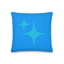 Load image into Gallery viewer, Reversible Blue Sparkle Pillow - Rhonda World