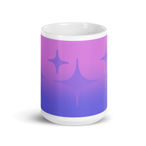 Purple Ghost Sparkle Mug - Rhonda World