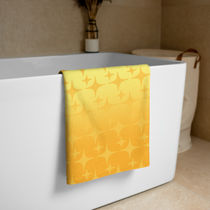 Yellow Ghost Sparkle Towel - Rhonda World