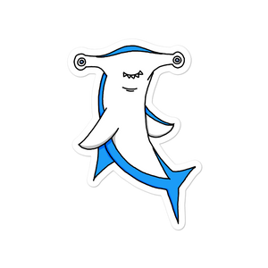 Hammerhead Shark 4" Vinyl Sticker - Rhonda World