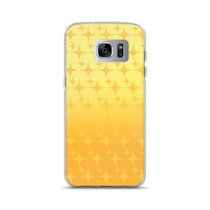 Yellow Ghost Sparkle Phone Case (Samsung Galaxy S7/S7 Edge/S8/S8+/S9/S9+/S10/S10+/S10e/S20/S20 Plus/S20 Ultra) - Rhonda World