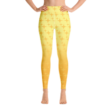 Load image into Gallery viewer, Yellow Ghost Sparkle Women&#39;s Leggings - Rhonda World