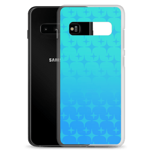 Blue Ghost Sparkle Phone Case (Samsung Galaxy S7/S7 Edge/S8/S8+/S9/S9+/S10/S10+/S10e/S20/S20 Plus/S20 Ultra)