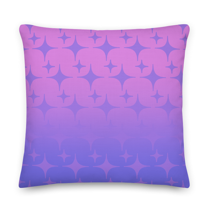Purple Ghost Sparkle Pillow - Rhonda World