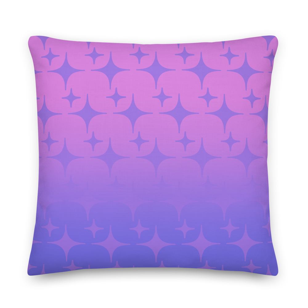Purple Ghost Sparkle Pillow - Rhonda World