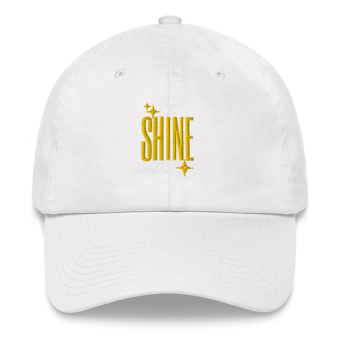 Shine Embroidered Dad Hat - Rhonda World