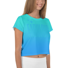 Load image into Gallery viewer, Fabulous Ghost Text Women&#39;s Crop Tee - Rhonda World