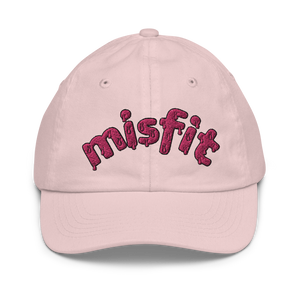 Misfit Embroidered Kid's Baseball Cap - Rhonda World