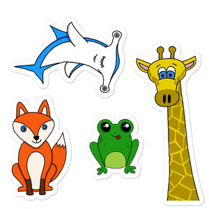 Animal Friends 5.5" Sticker Sheet