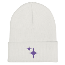Load image into Gallery viewer, Purple Sparkle Embroidered Beanie - Rhonda World
