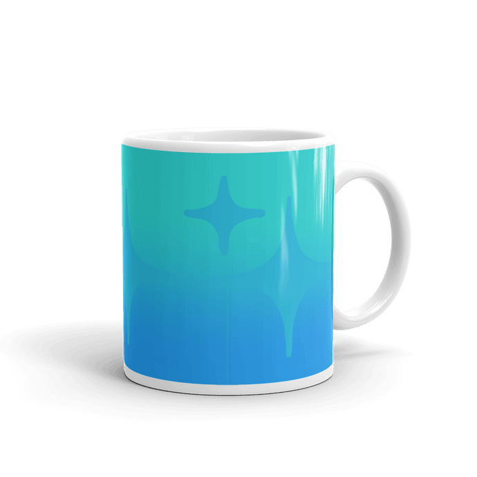Blue Ghost Sparkle Mug