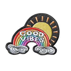 Good Vibes Rainbow Patch (FREE SHIPPING)
