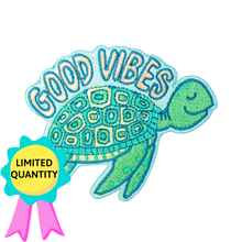 Load image into Gallery viewer, Sea Turtle Good Vibes Patch (FREE SHIPPING)