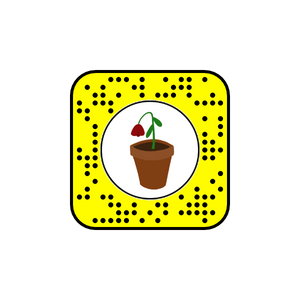 Snapchat snapcode for the augmented reality lens that was the inspiration for the Not Before Coffee mug