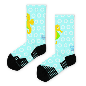 Bubbly Seahorse Crew Socks