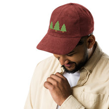 Load image into Gallery viewer, &quot;Get Out&quot; Pine Trees Corduroy Cap (Adult)