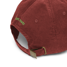 Load image into Gallery viewer, &quot;Get Out&quot; Pine Trees Corduroy Cap (Adult)
